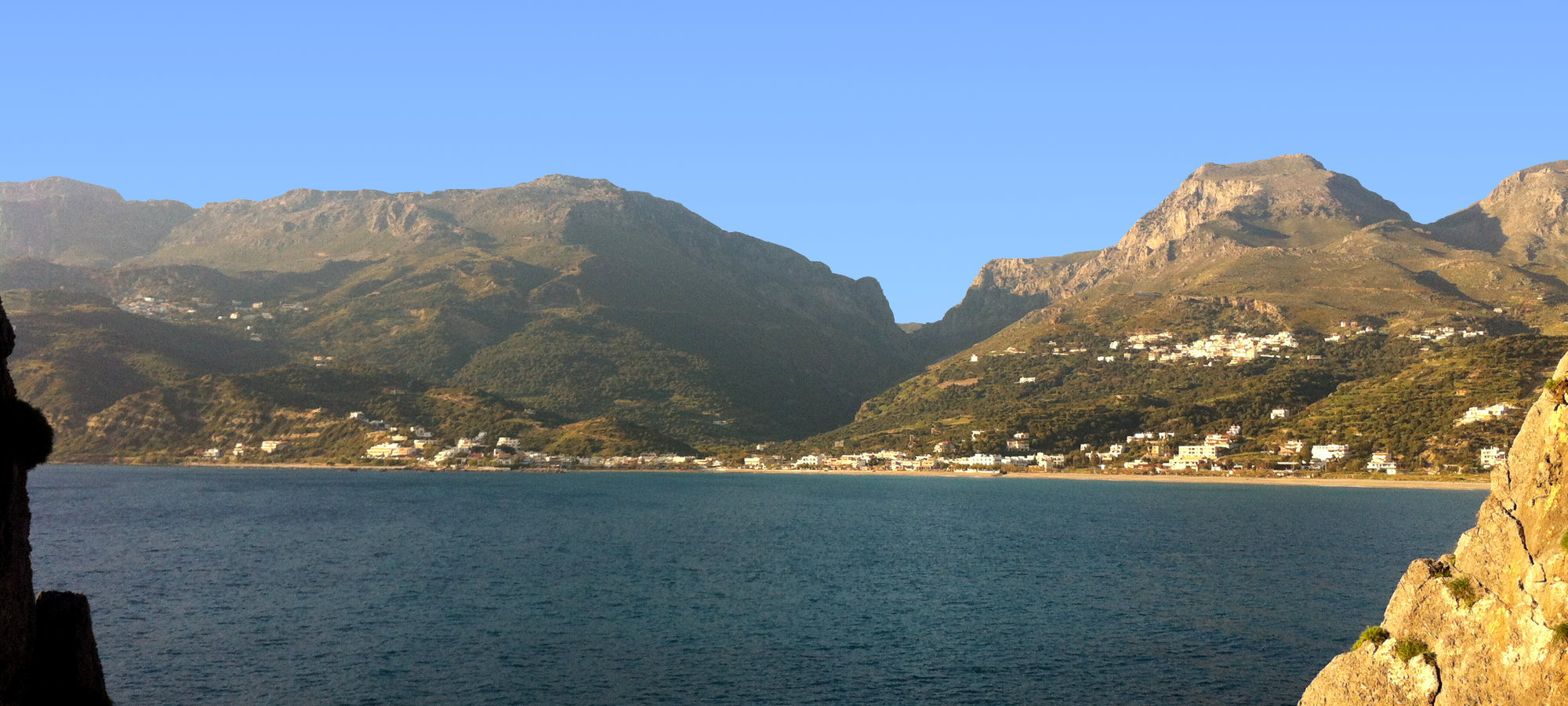 Plakias Bay and the Mountains